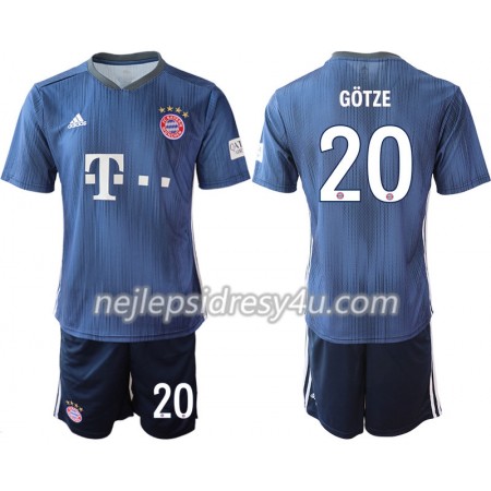 Fotbalový Dres FC Bayern Mnichov GOTZE 20 Dětské Alternativní 2018/19